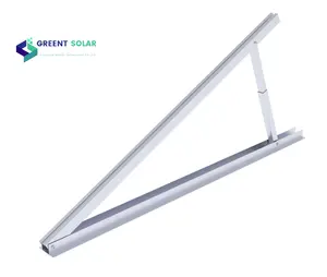 50inchs nhôm tam giác gắn Bộ dụng cụ Góc điều chỉnh bảng điều khiển năng lượng mặt trời gắn hệ thống khung cho mái kim loại