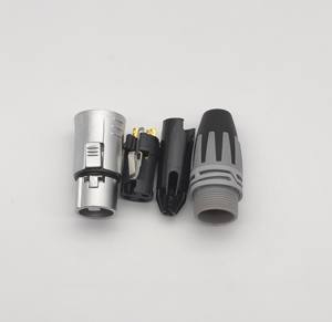 الأعلى مبيعا ميكروفون 3pin وأنثى Xlr مع الكروم Ofc النحاس النقي Dmx مدفع-<span class=keywords><strong>m</strong></span> مقابس صوتية - Product Image 3