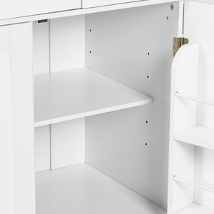 Carrito de Cocina Portátil con Isla, Cajones, Almacenamiento Oculto, Gabinetes de Cocina con Ruedas y Cubo de Basura de 10 Galones - Product Image 2