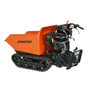 Todo-terreno utilitário Mini Track Dumper Crawler Dumper CE aprovado 500kg Mini tratores Gesolina/motor diesel hidráulico bascamento