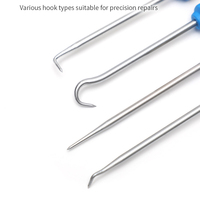 Kit de 17 outils de démontage avec crochets et embouts de tournevis pour joints d'étanchéité et joints toriques automobiles, et entretien moteur