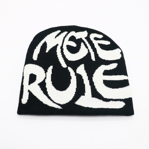 Nouvelle Tendance Bonnet Tricoté Personnalisé Sans Revers, Bonnet Court avec Logo Personnalisé, Casquettes de Sport pour Adultes Unisexe - Product Image 3