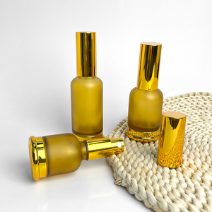 MLM Beauty Factory - Botella de Vidrio Vacía con Bomba Dosificadora para Lociones, Envase Cosmético Recargable y Duradero, Personalizable con Logotipo - Product Image 1