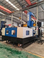 Centres d'usinage CNC à portique mobile double colonne HAISEN, état neuf, robustes, automatiques, Fanuc Single BT50