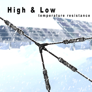 Y Şube Kablo Demeti Güneş Paneli Kablo Demeti Fotovoltaik Paralel Bağlantı Bakır İletken Elektronik Uygulamalar 3'e 1 - Product Image 6