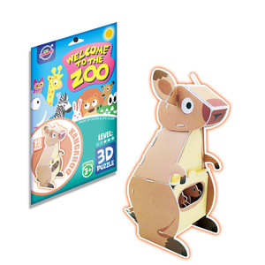 Rompecabezas 3D Personalizado de Animales con Temática de Zoológico, Juguete Educativo para Niños, Ayuda para el Aprendizaje Temprano, OEM, ODM, Venta al Por Mayor - Product Image 4