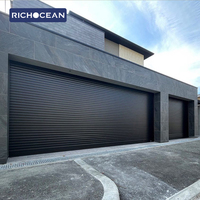 Portes de garage industrielles automatiques RICHOCEAN à enroulement complet, prix abordable, noires