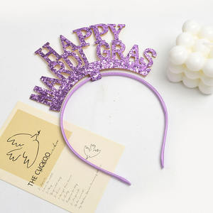 Populaire fille accessoires enfants belle princesse allongée bébé bandeau pour anniversaire créatif anniversaire couronne bandeau - Product Image 2