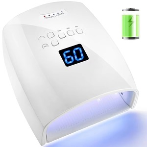 Rechargeable UV LED Nail Lamp 66W Gel Nail Dryer Professional Nail <b>tool</b>, 5-gear timing Suitable for Home and Salon - Product Image 1