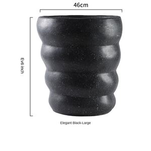 <span class=keywords><strong>Pot</strong></span> de fleur en magnésium extra large à motif spiralé moderne Jardin Extérieur Salon Balcon Tortue Bambou <span class=keywords><strong>Eucalyptus</strong></span> Jardinière - Product Image 6