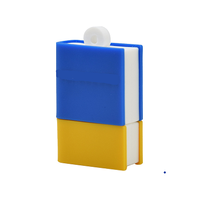 Unidad Flash USB 2.0 de Alta Velocidad con Diseño de Libro de Dibujos Animados en 3D, Transferencia de Datos, Respaldo, 1GB-128GB, Logotipo Personalizado, Garantía de 2 Años