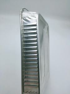 Plateau de cuisson en aluminium 220x150x35mm, pour pique-nique en plein air, résistant à la graisse, lot de 10 - Product Image 5