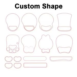 Wholesale Custom Logo for Promo Business Gift Mouse Pad With Wrist Rest Waterproof Non-Slip Ergonomic - Product Image 5