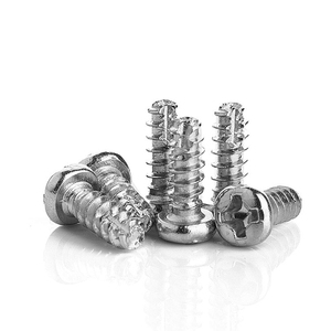 Vis autotaraudeuses à tête cylindrique en acier inoxydable 304 NINDEJIN avec tailles métriques standard M2-M4 Modèle 304-PT - Product Image 3