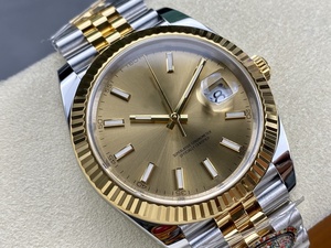 Reloj Mecánico de Lujo de Súper Calidad, Bicolor, Resistente al Agua, 41 mm, Acero CFactory 904L, 3235 126-334, Correa Jubilee en Oro Amarillo - Product Image 2