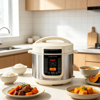 Autocuiseur Électrique Haute Efficacité avec Préréglages Multiples, Cuisson Rapide, Idéal pour la Maison et les Familles, Commande en Gros