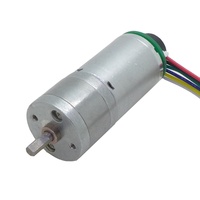 Moteur à courant continu à engrenages 25GA370 32 mm avec encodeur, capteur Hall, aimant permanent et antidéflagrant pour porte coulissante automatique
