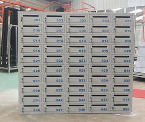 Boîte <span class=keywords><strong>aux</strong></span> <span class=keywords><strong>lettres</strong></span> de service postal métallique extérieure personnalisée Boîte <span class=keywords><strong>aux</strong></span> <span class=keywords><strong>lettres</strong></span> commerciale d'appartement et de communauté - Product Image 3