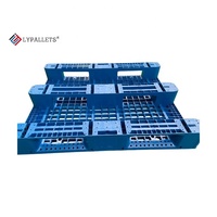 LYPALLETS 2025 NOUVEAU Modèle Heavy Duty Four Way Entry Durable 48x40 Palettes en plastique pour le rayonnage et le stockage en entrepôt