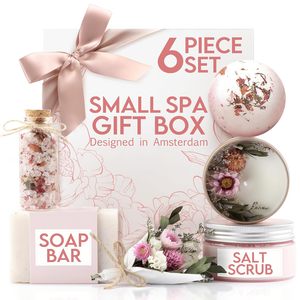 Orchid & Jasmine Spa Gift Set for Women-Paniers cadeaux luxueux pour spa, cadeaux pour maman, femme, soeur, amie, cadeaux de bain. - Product Image 1