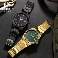 OCHSTIN – montre mécanique pour hommes, bracelet en acier inoxydable, pointeur 43mm, résistance à l'eau 3 bars, mouvement automatique, boîtier en alliage