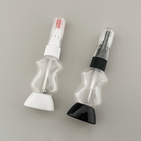 Fournisseur de personnalisation – Bouchon à vis en plastique PP écologique de haute qualité, design sapin de Noël, 10 ml, pour vernis à ongles et huiles, corps en PA
