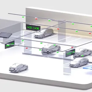 Sistema de Aparcamiento Ultrasónico Integrado de Montaje Frontal RS485 TCP/IP con Depuración de Aplicaciones para Guía de Estacionamiento Inteligente y Ciudad Inteligente - Product Image 5