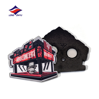 Aimant de réfrigérateur en métal 2D/3D Longzhiyu, design créatif, autocollant magnétique IP, pour souvenir