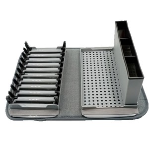 ชั้นวางอเนกประสงค์สำหรับวางช้อนส้อมบนเคาน์เตอร์ครัว พร้อมแผ่นรอง - Product Image 5
