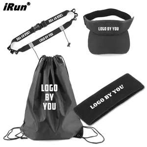 Irun Tùy Chỉnh In Ấn Polyester Cạnh Tranh Dây Kéo Túi Phòng Tập Thể Dục Thể Thao Vẽ Chuỗi Túi Marathon Triathlon Thiết Bị Túi