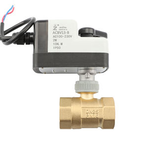 Vanne à boisseau sphérique DN15 <span class=keywords><strong>2</strong></span>, vanne à boisseau sphérique électrique à température moyenne avec actionneur électrique de contrôle de débit - Product Image 4