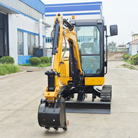 Excavatrice sur chenilles industrielle robuste de 3,5 tonnes, 2,5 tonnes, 2 tonnes, conforme aux normes CE EPA EURO 5, excavatrice hydraulique