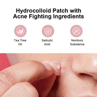 Patch de protection invisible ultra-fin sans couture à l'arbre à thé et à la Centella pour la détoxification et les soins de santé, à appliquer sous le maquillage