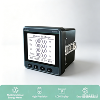 EastSong ES600E/K5 6DI+2DO 2~31st THD 0.5S 3 Fasa Modbus DL/T645 RS485 Remote Stop Smart LCD Layar 8-Digit IP65 Meter
