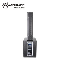 Précision Pro Audio WI158ADUSB-BT Nouveau haut-parleur de colonne actif alimenté par professionnel Système de son en direct portable
