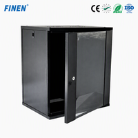 Armoire réseau murale FINEN W4X de différentes tailles, 19 pouces, avec tous les accessoires, panneau, roulettes, PDU, CE, ISO, RoHS