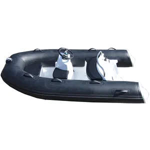 2024 mô hình mới 10ft xuồng ba lá sườn 300 thuyền sợi thủy tinh gấp Inflatable hypalon Ống câu cá nhỏ thuyền sườn với động cơ