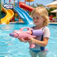 Pistolet à eau magique en plastique grande capacité pour enfants, avec bouteille détachable, idéal pour la piscine, la plage et les jeux en extérieur