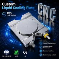 Pelat Pendingin Cairan Aluminium Presisi Tinggi 4/5 Axis CNC Custom, 100% Teruji Kebocoran untuk Dioda Laser