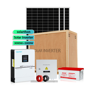 ระบบพลังงานแสงอาทิตย์สำหรับบ้าน Solarthon Home Solar 3000W 5KW ไฮบริด โมโนคริสตัลไลน์ ซิลิคอน MPPT ลิเธียมไอออน ระบบจ่ายไฟเดี่ยว STKH STKH STKH STKH - Product Image 1