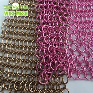 אריג רגיל רשת תיל chainmail עבור מתכת טבעת נירוסטה דקורטיבית <span class=keywords><strong>2025</strong></span> רשת נירוסטה - Product Image 5