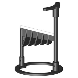 Rajadora de Leña Manual de Hierro Fundido con Bloque Redondo Abierto de 28 Pulgadas, Directo de Fábrica, para Uso Doméstico y en Jardín - Product Image 2