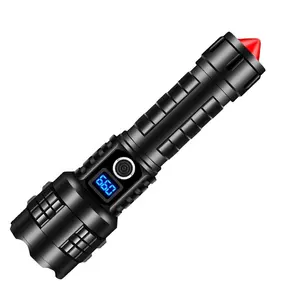 Taikoo 15000 lumens 5000mAh Zoomable Aluminum Alloy Body Rechargeable USB 26650 Battery XHP70 LED tactical Torch Flashlights