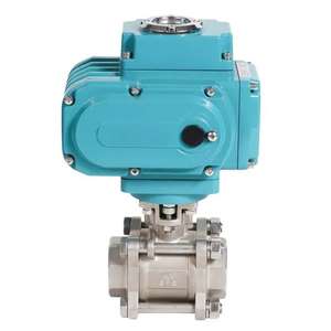 Válvula <span class=keywords><strong>de</strong></span> Bola <span class=keywords><strong>de</strong></span> Acero Inoxidable <span class=keywords><strong>de</strong></span> 3 Piezas, Roscada, con Conexión por <span class=keywords><strong>Soldadura</strong></span> a Tope, Resistente a la Corrosión, Accionamiento Eléctrico, para Agua, Petróleo y <span class=keywords><strong>Gas</strong></span> - Product Image 1