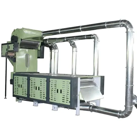 Textildelmachine Abfallrecyclingmaschine Baumwollabfallöffnungsmaschine Eisenrollen-Recyclingmaschine
