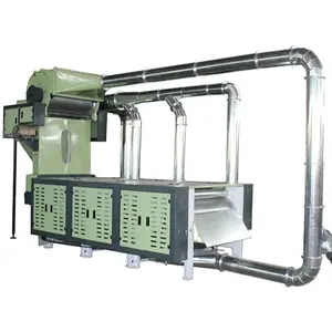 Machine de recyclage de déchets de denim textile machine d'ouverture de déchets de coton machine de recyclage de rouleau de fer