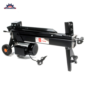Machine à fendre le bois électrique hydraulique 8 tonnes, <span class=keywords><strong>fendeuse</strong></span> de bûches 2200W 220V, équipement de chauffage pour petite ferme - Product Image 4