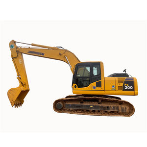 Excavadora Komatsu PC200 usada en buen estado, excavadora de cadenas Komatsu PC220 usada original japonesa. - Product Image 1
