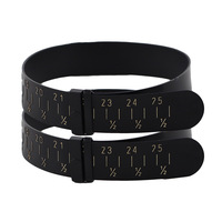 Outil de mesure de bijoux PE 15-25 règle de mesure de bracelet avec loupe règle d'anneau de taille américaine pour la mesure