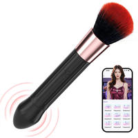 Großhandel Vibrierender Make-up-Pinsel App-gesteuerter Wiederaufladbarer G-Punkt Klitoris Mini-Bullet-Vibrator